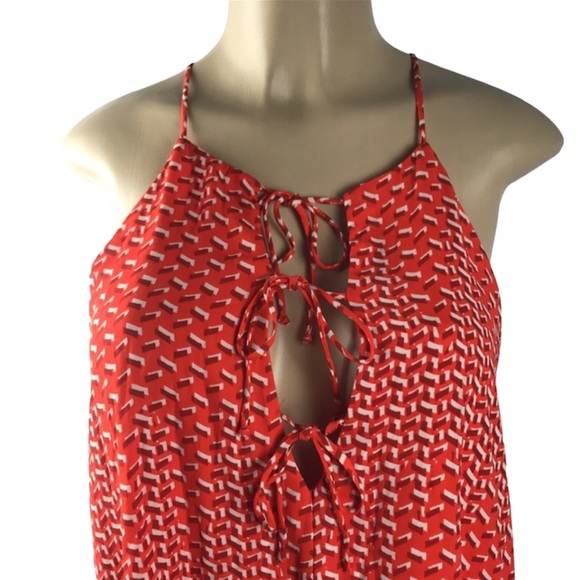 Charles Henry Geometric Flowy Tank Shift Dress SzM - Picture 5 of 10